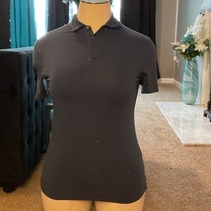 Michael Kors Navy Short-Sleeve Polo Top